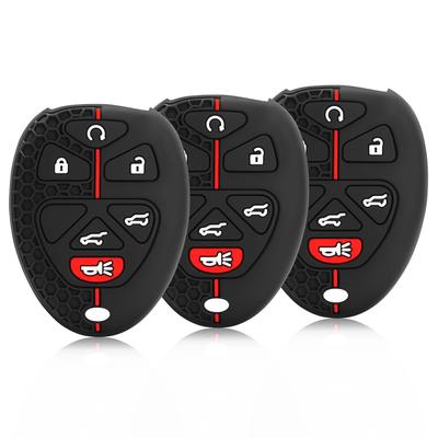 Силиконовый чехол для ключа Fob для Chevrolet Tacho 900 Traverse GMC Yukon 2007 для Buick HHR Cadillac Remote Keyless Keychain