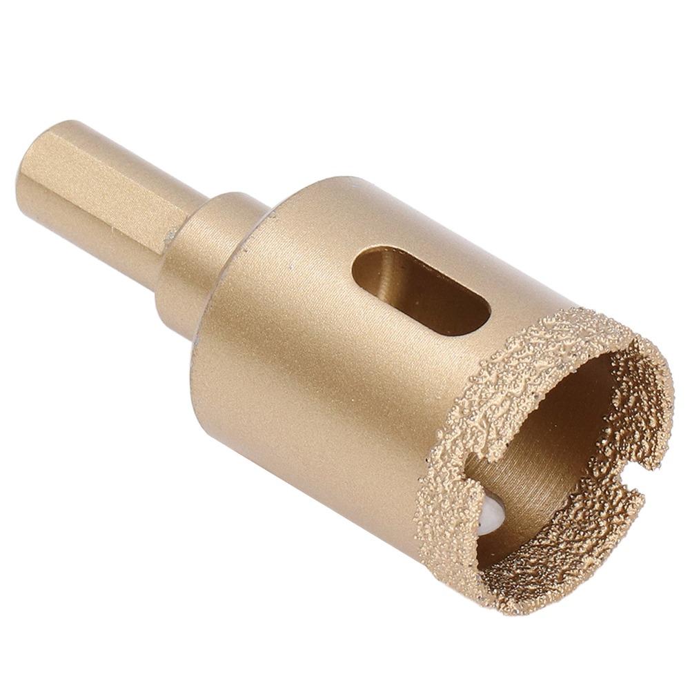 Gold Tone Hole Saw Drill Bit Diamond Grit Brazed Drill Bit New Diamond Core Drill for Tile