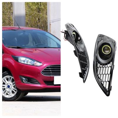 2 шт. светодиодные противотуманные фары, долговечные, высокой яркости, белые линзы, черные передние противотуманные фары