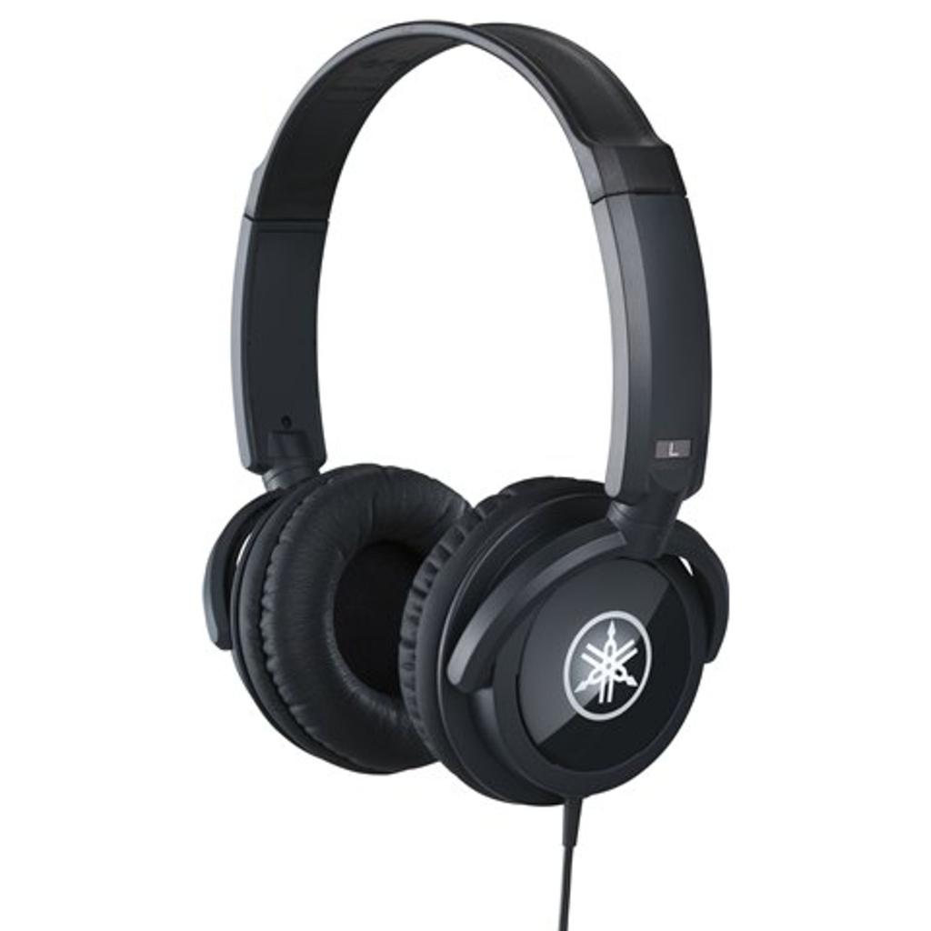 Yamaha Features powerful sound and rich and a comfortable fit for extended Includes a stereo adapter HPH-100B headphones, black. tone, use. plug.