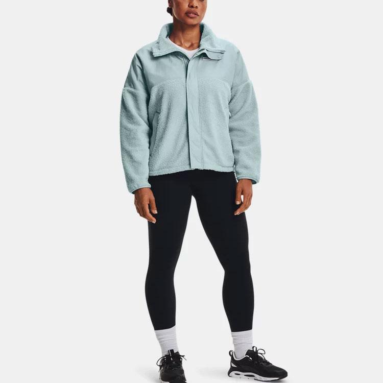 Under Armour Тренировочная куртка Mission Pearl Fabric, женская куртка, синяя 1366051-478