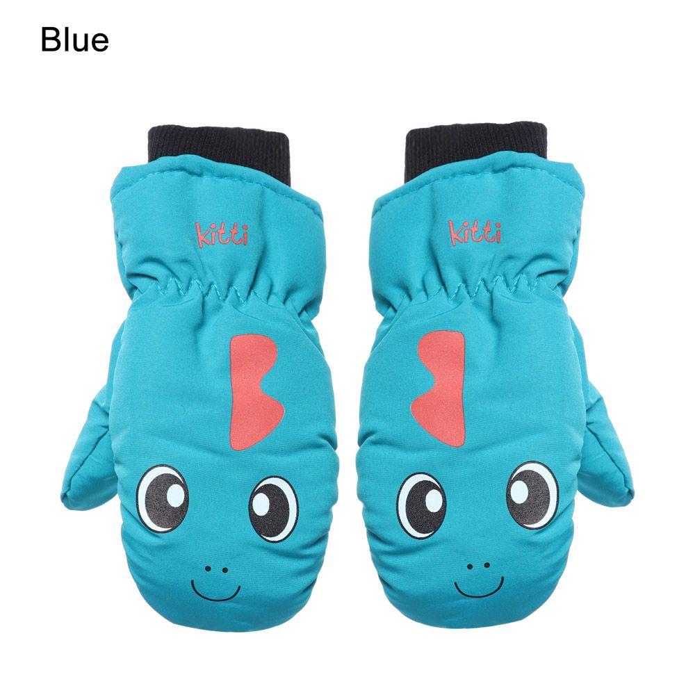 Детские Утепленные Теплые Уличные Перчатки для Катания на Лыжах для Детей Варежки с Длинными Рукавами Снег Сноуборд