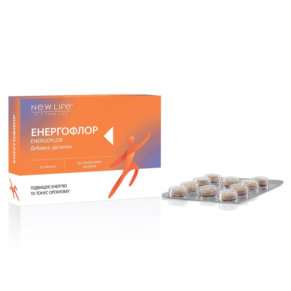 Энергофлор New Life Добавка Диетическая (Повышает Энергию и Тонус)