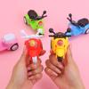 Mini Simulation Inertial Three Wheel Motorcycle Model Children Toy For Gift