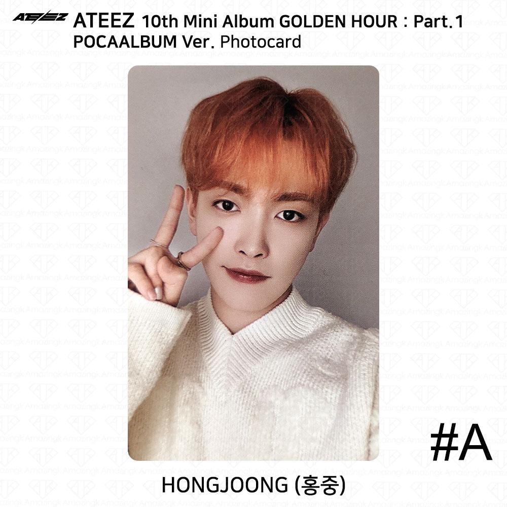 ATEEZ 10-й мини-альбом Golden Hour Part.1 POCAALBUM Фотокарта QR-изображение KPOP