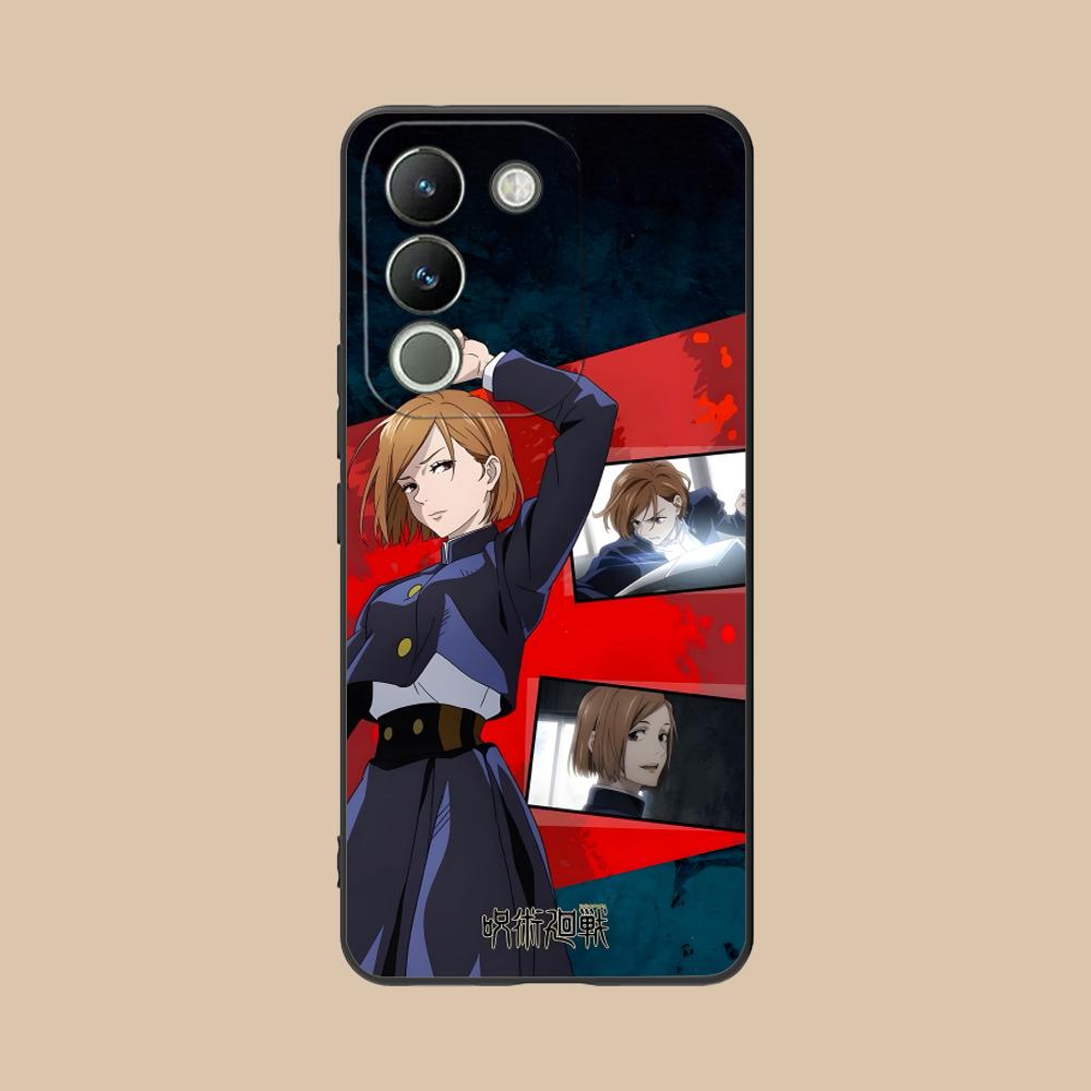 Чехол для мобильного телефона Jujutsu Kaisen Нобара для VIVO V60 V50 V40 V30 V29 V27 V25 V23 Pro Lite 5G Цветной печатный чехол для смартфона