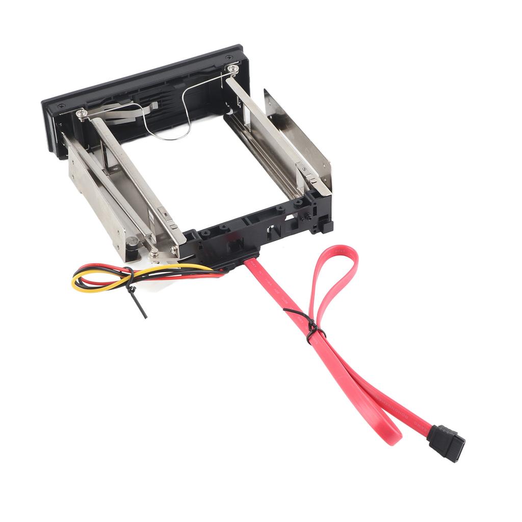 Internal SATA Hard Drive Adapter Stainless Steel Support SATA II Hot Swap 3Gbps 5.25 Trayless