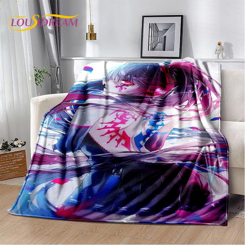 Zero Two DARLING In The FRANXX Soft Plush Blanket,Flannel Blanket Throw Blanket for Living Room Bedroom Bed Sofa Picnic Cover 3D