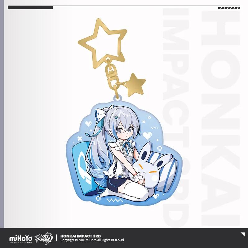 Sunsyea Honkai Impact 3rd Официальный мерч miHoYo Оригинальный Аутентичный Серия XBDLZ Акриловая подставка Значок Брелок Элизия Киана Броня