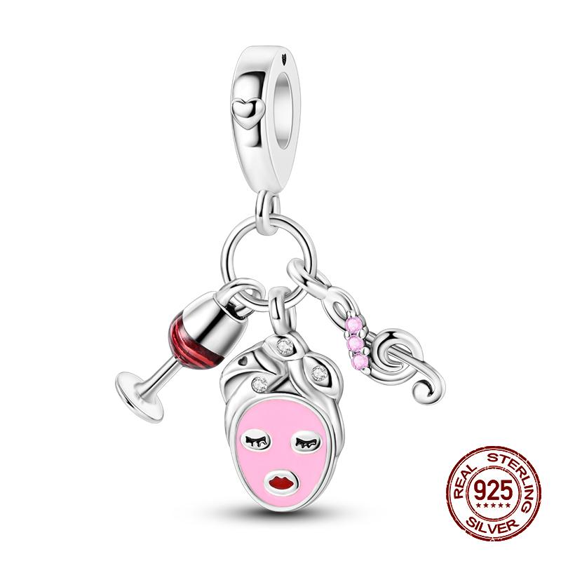 100% Стерлингового Серебра 925 Пчелы Бабочка Ежик Рыба Подвески Бусины Подходит Оригинальные Браслеты 925 DIY Ювелирные Изделия Подарки На День Рождения