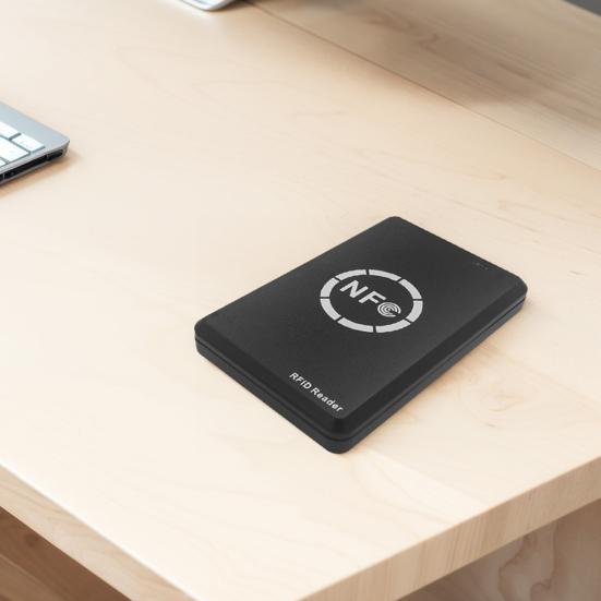 Копировальный аппарат для смарт-карт контроля доступа с USB-подключением, простой в использовании дубликатор карт 250 кГц/125 кГц, зашифрованный декодер карт