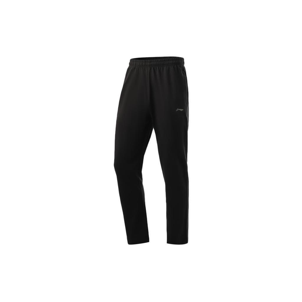 Мужские вязаные спортивные штаны Li Ning Черные Умеренно зауженные AKLSE31-1