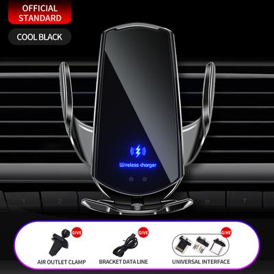 Автоматическое автомобильное беспроводное зарядное устройство 30 Вт для iPhone 14, 13, 12, 11 XR X 8, Samsung S22 S21, магнитное USB Qi, держатель для быстрой зарядки телефона, крепление