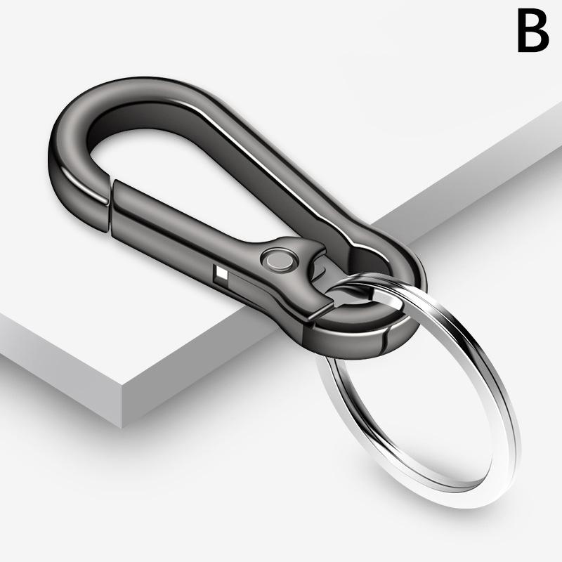 Мужская пряжка из нержавеющей стали в форме тыквы, брелок для ключей, зажим для ремня, антипотеряемая пряжка, подвесное украшение для автомобиля