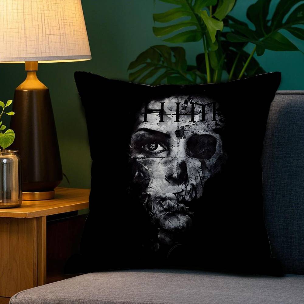 H-Ему Витиеватый Сердечный Аграмма Чехол для подушки Дом Двусторонняя печать Короткий плюш Стойкий цвет Микрофибра Наволочка