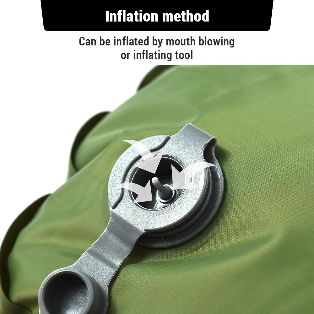 TOMSHOO Спальный коврик для кемпинга с подушкой Сверхлегкий надувной спальный коврик надувной матрас для