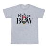 Girls Minnie Mouse Vintage Bow Cotton T-Shirt