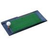 Green Golf Practice Turf Mat 20x47cm, Heavy-Duty Rubber Base Training Equipment for Indoor Outdoor Backyard Use