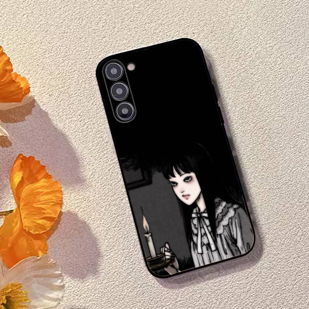 Чехол для телефона Tomie в стиле Террор, Жесткий, Силиконовый Мягкий, Для Samsung Galaxy A73,A72,A71,A70,A53,A52,A51