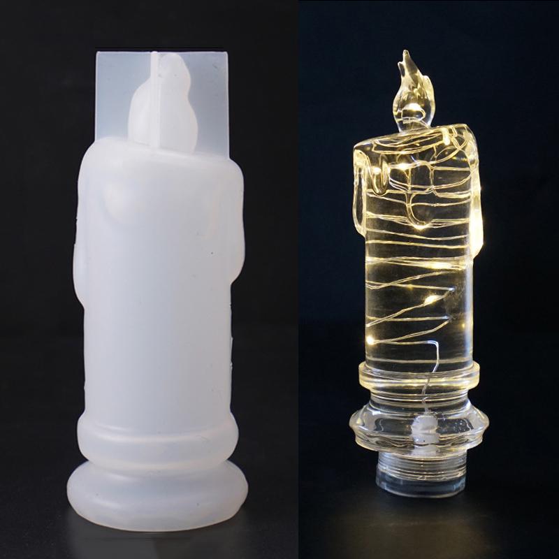 Мягкая силиконовая форма для изготовления свечей, восковая смола, эпоксидная форма для литья, ремесло