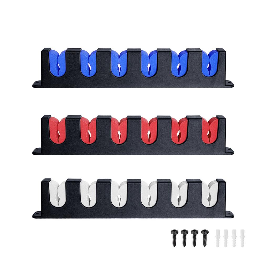 Fishing Rod Rack Simple Installation Wall/Vertical Mounted Fishing Pole Holder Stand Indoor Outdoor Accessories