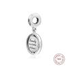 Authentic 925 Sterling Silver Spinning Family Tree Dangle Charms Beads Fits Europe Bracelets Women DIY Fine Jewelry Making