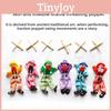 Wooden Marionette Childrens Clown Puppetry Diy Handmade Toy For Kids Entertainment