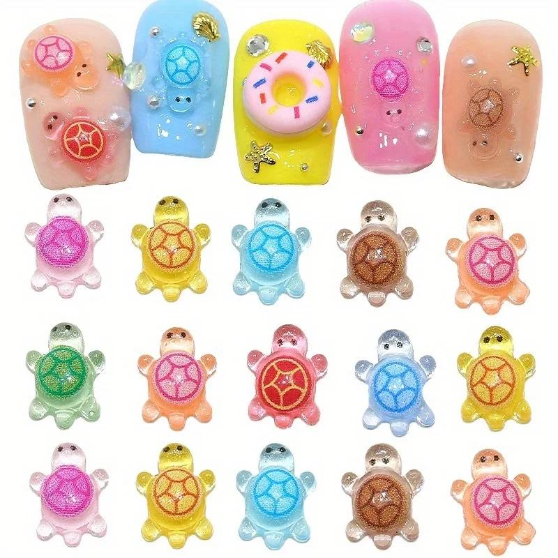 200/100PCS Glow in The Dark Turtle Figurines DIY Crafts, Fairy Garden Decor, Dollhouse Accessories & Terrarium Landscape Design