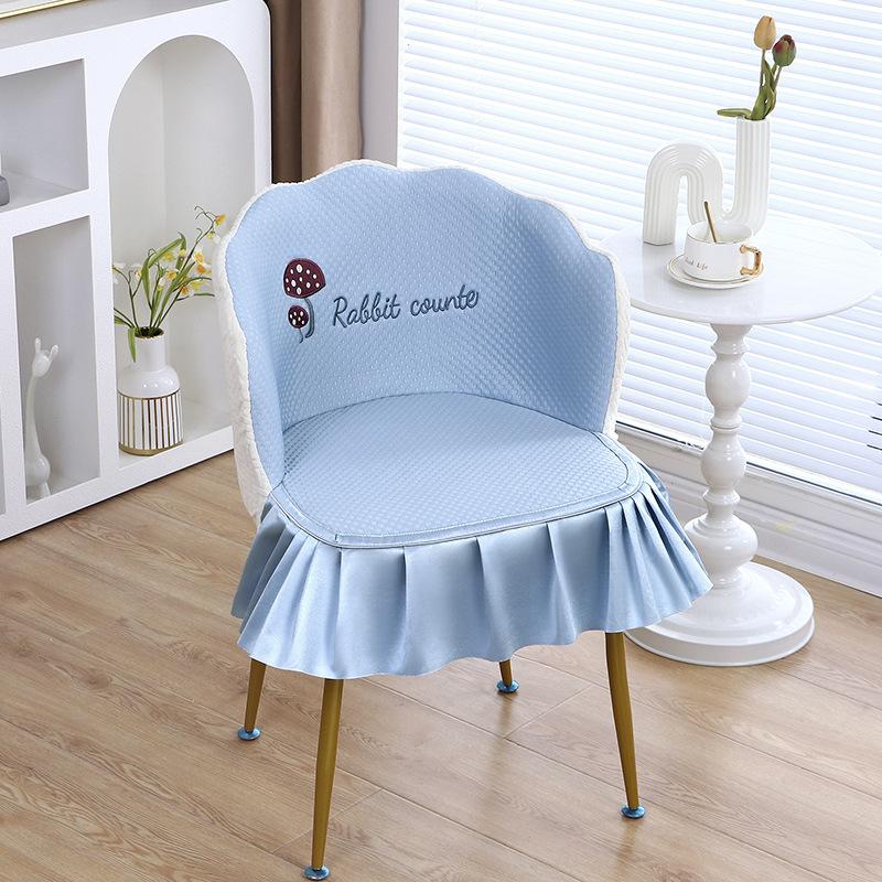 Утолщенный чехол для стула для макияжа, чехол для стула, расческа, туалетный столик, скамья, поручень для маникюра для девочек