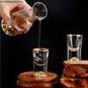 Wine Glass Set Transparent Crystal Glass Flagon Wine Glass Hip Flasks Drinkware Wines Pot Winecup Wooden Pallets Gift Box