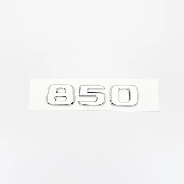 Хромированные серебряные буквы, номер багажника, задний значок, эмблема для Mercedes Benz Brabus E W212 W213 30E 25B 900 850 800 700