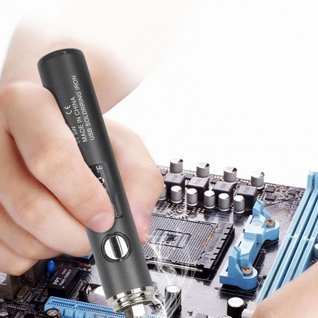 Паяльник с питанием от USB с регулируемыми настройками для различных ремонтных работ