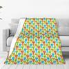 Cartoon Sprunki Game Blanket Flannel Autumn/Winter  Breathable Ultra-Soft Throw Blankets for Home Office Plush Thin Quilt,