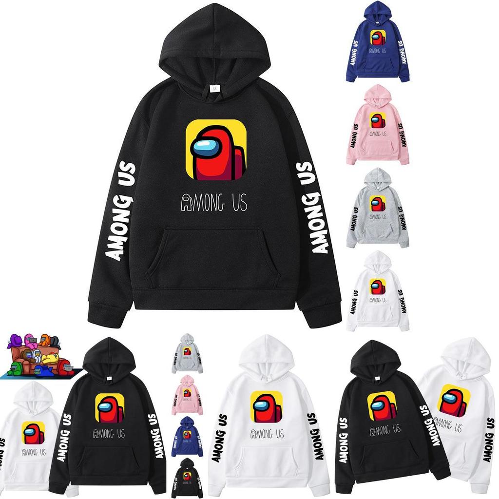 Hippop Sport Amongus Hoodie Pullover Jumper Sweater Shirt Sweatshirt Streetwear