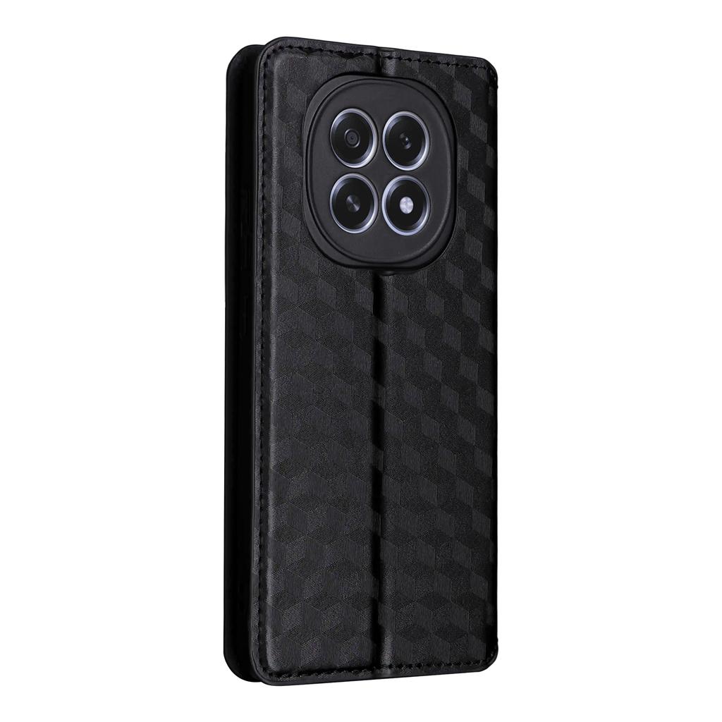 Для Oppo F29 5G/A5 5G Чехол-кошелек Кожаный чехол для телефона с ромбовидным тиснением