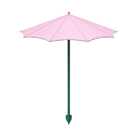 Small Outdoor Parasol 10 Inch Diam Plant Umbrella, UV Protection Shade, Mini Provides Shade Fiberglass Garden Umbrella to ?Defend Plants from