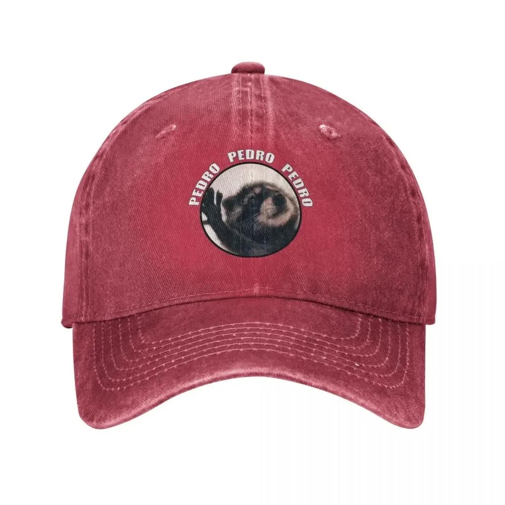 Pedro Raccoon Viral Memes Baseball Cap For Unisex Teens Cute Animal Fashion Hip Hop Dad Hats y2k Sun protection Baseball Caps