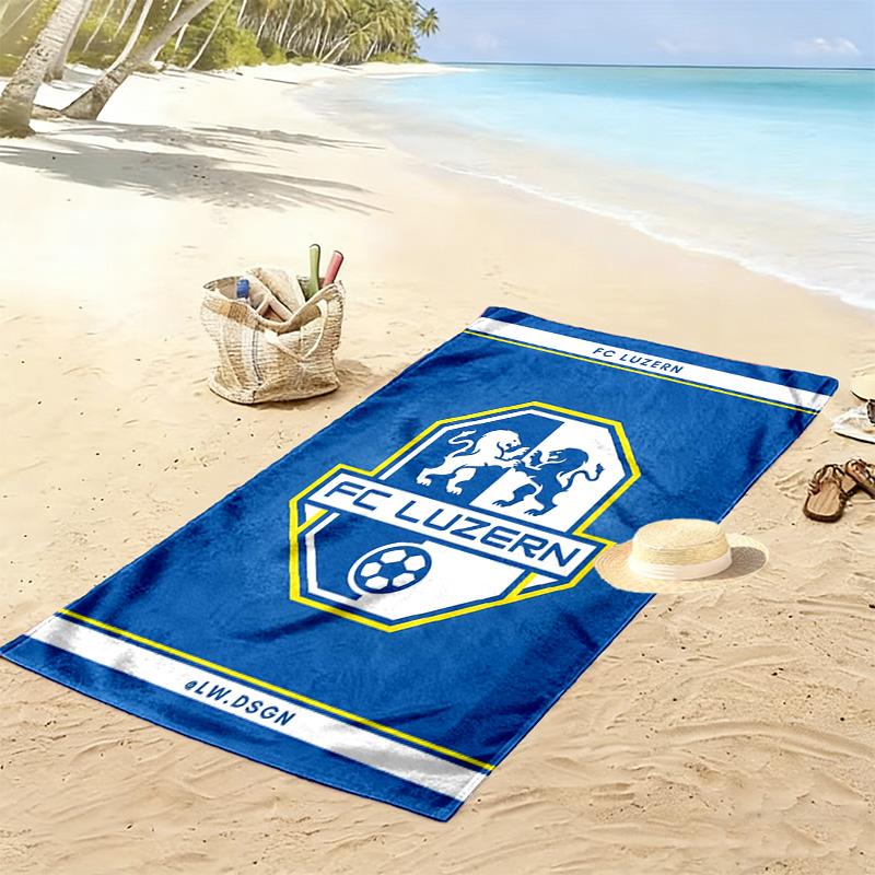Luzern FC Print Beach Towel, Large Soft Quick Dry Towel for Beach Camping Swimming