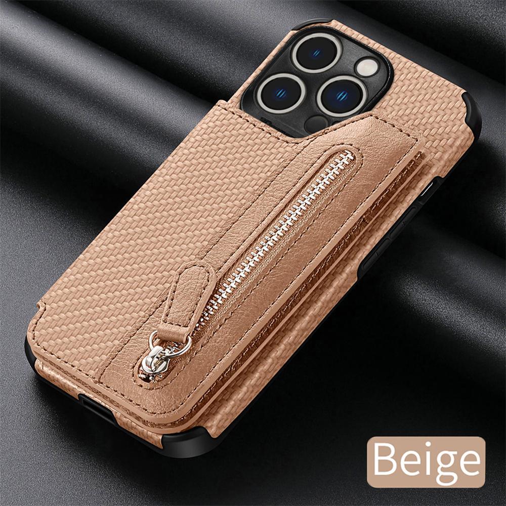 Чехол-кошелек на молнии для iphone 14 13 12 11/Samsung S23 S22 Ultra S21 S20 A14 A34 A54 A13 A23 A33 A53 A32 A52, кожаный чехол с подставкой и держателем для кредитных карт