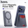 Hoco Q46 5000mAh Magnetic Wireless Power Bank with Card Holder & Stand, PD20W Fast Charging, Compatible with MagSafe