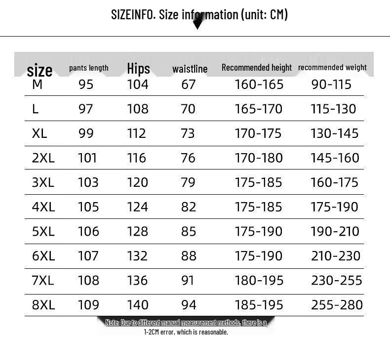 Мужские повседневные джоггеры больших размеров
