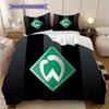 Постельное белье с узором SV Werder Bremen Комплект одеял Покрывало Наволочка Домашний Декор Подарок на День Рождения (1 пододеяльник + 2 наволочки, без наполнителя)