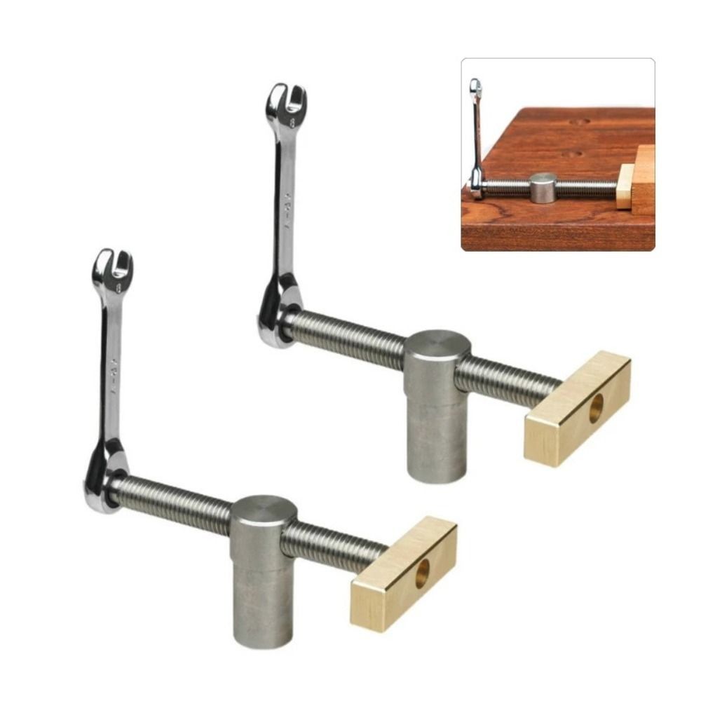 Brass Material Woodworking Bench Dog Adjustable Workbench Fast Fixed Clamp  Desktop Hole