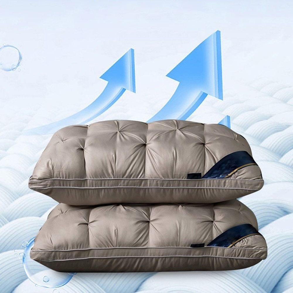 48 × 74cm Cervical Pillow Breathable Pillow Inner Comfortable Deep Sleep Neck Pillow  Home Use
