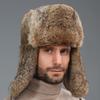Rabbit Hair Hat Men's Winter Fur Hat Thickened Northeast Outdoor Warmth Protection Ear Protection Middle-aged and Elderly People's Cotton Hat