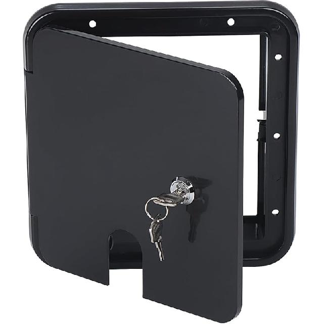 LCGP RV Access Door Electrical Cord Trailer Power Cord Cable Hatch Camper Hose Storage Door Compartment