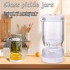 Банка для солений Простая в использовании Многоцелевой Прозрачный Диспенсер для сухого и влажного Соленья