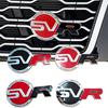3D Metal Logo SVR Emblem Car Rear Trunk Sticker Front Grille Badge For Range Discovery Defender EVOQUE Accessories