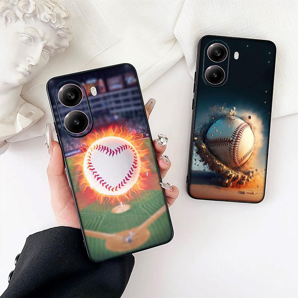 Baseball Game Fan Phone Case for Apple iPhone 16 17 Air 14 15 Pro Max Plus 16+ 16E 14+ ProMax Protective Cover