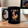 Funny Chicken Coffee Mugs Ceramic Farmhouse Themed Mug Cartoon  Animal Tea Cup Breakfast Milk Mug  Birthday Gift